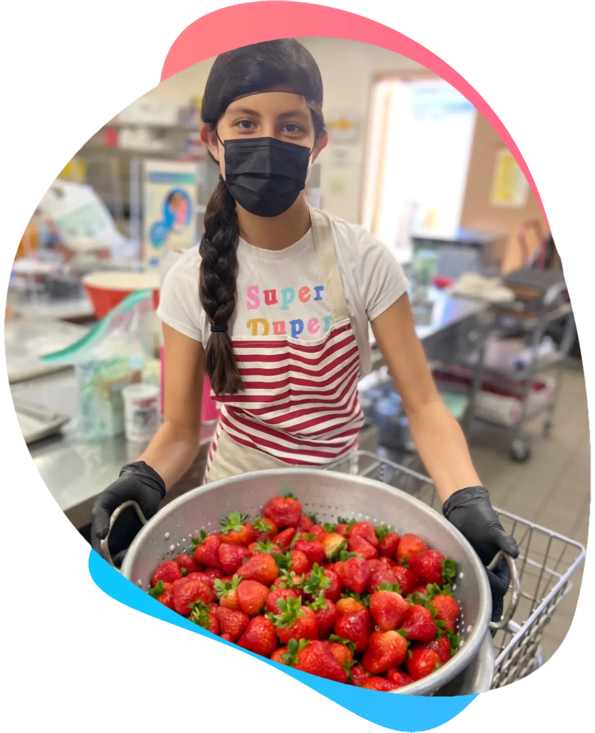 sweet treats CEO baker with Ventura strawberries